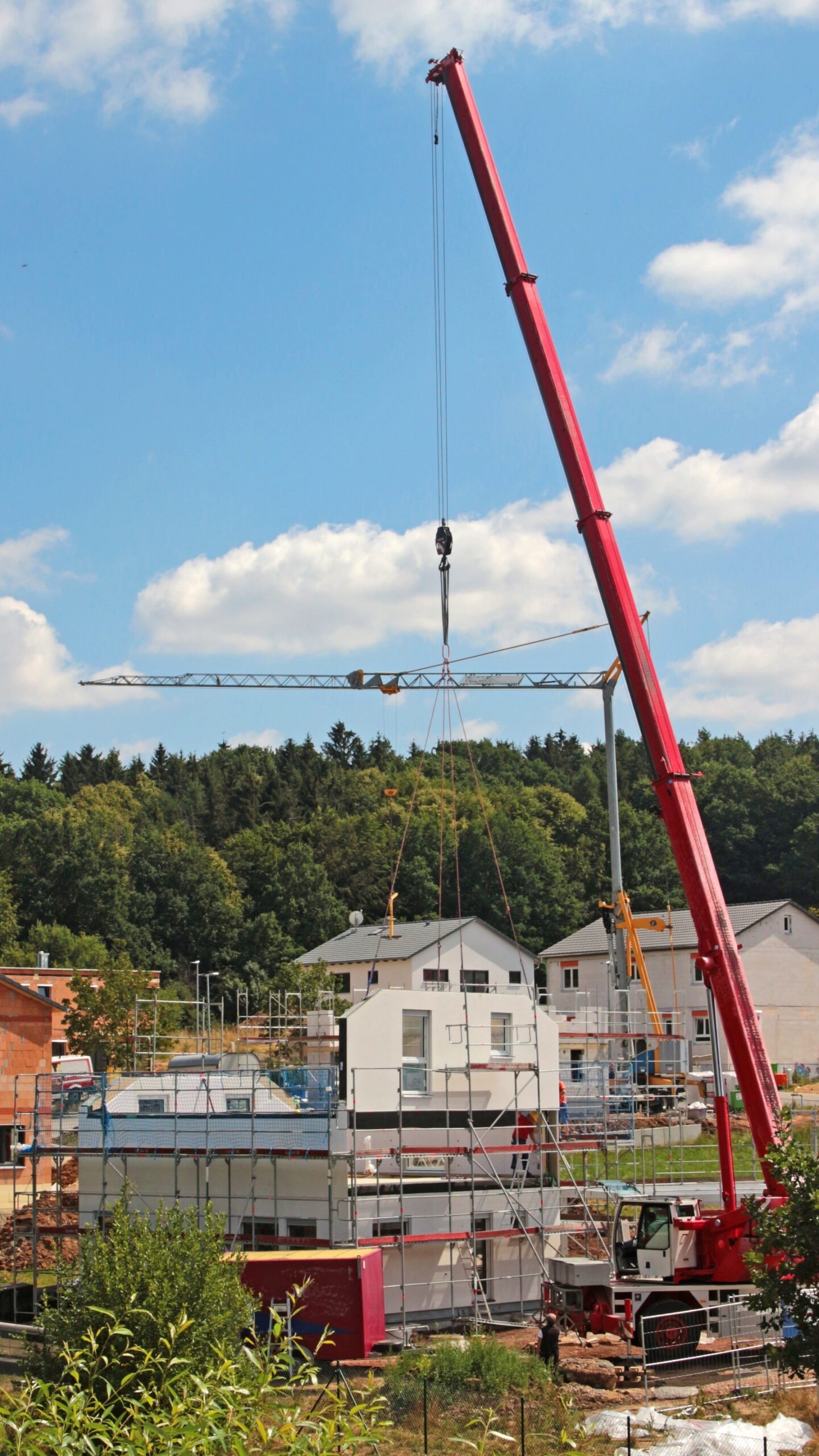 Prefabricated house installation