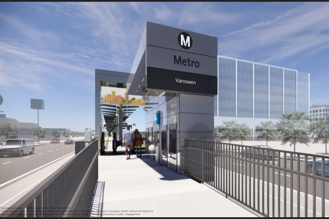 Skanska million light Van Nuys